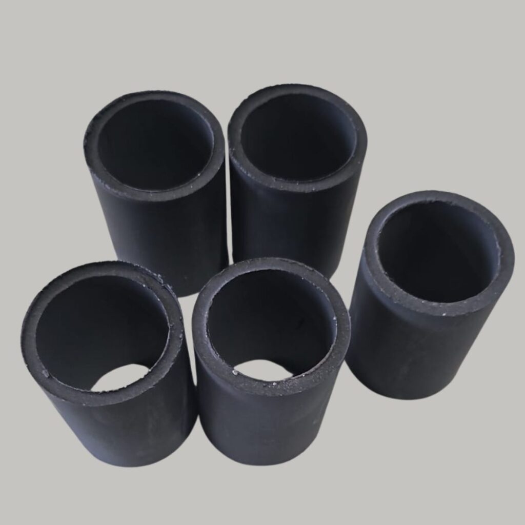 Peças semi acabadas para uso industrial tubos em PTFE aditivados com grafite